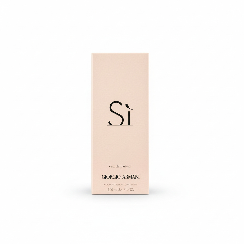 Giorgio Armani Sì Eau de Parfum 100ml - sfondo bianco