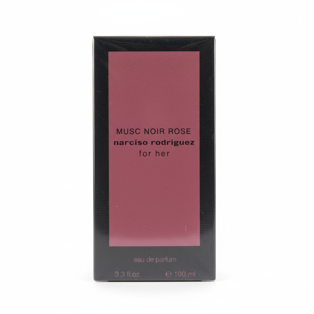 Narciso Rodriguez Musc Noir Rose for Her Eau de Parfum 100ml - sfondo bianco