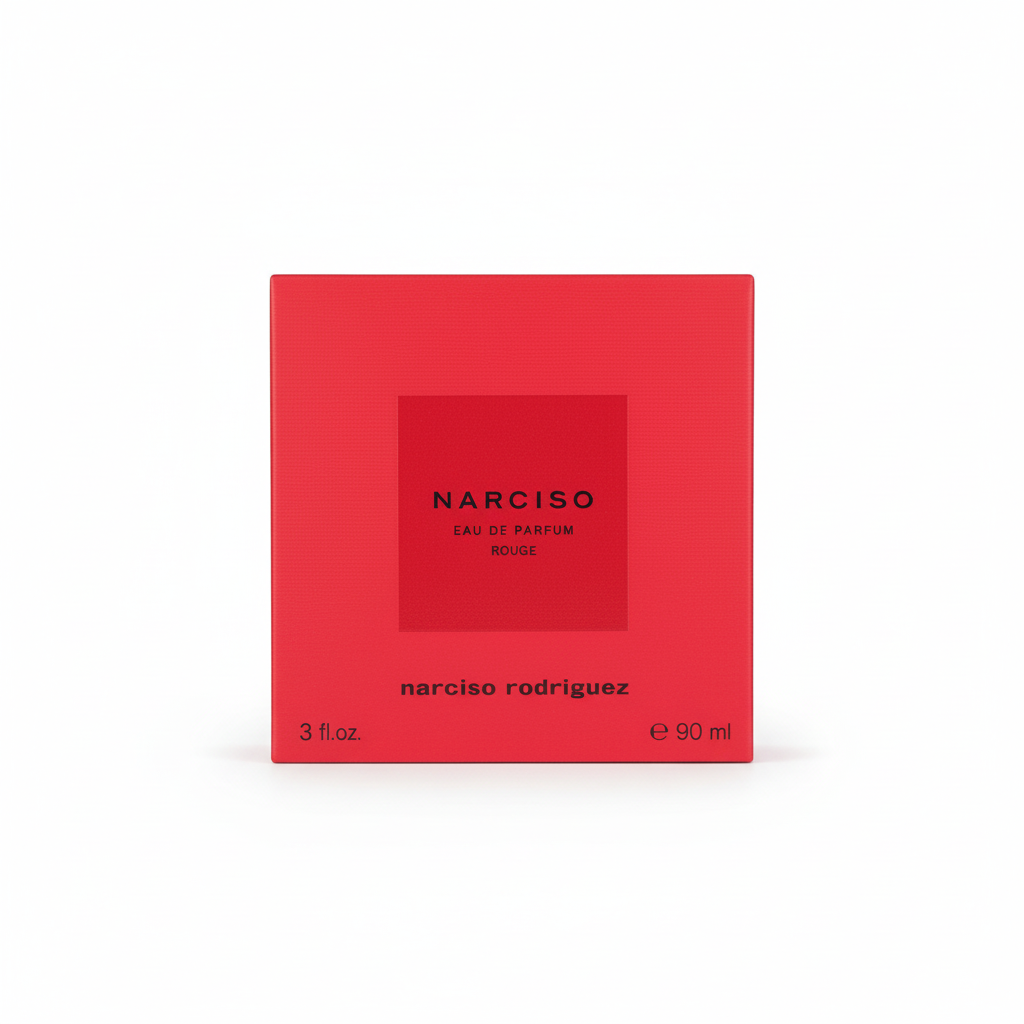 Narciso Rodriguez Narciso Eau de Parfum Rouge 90ml - sfondo bianco