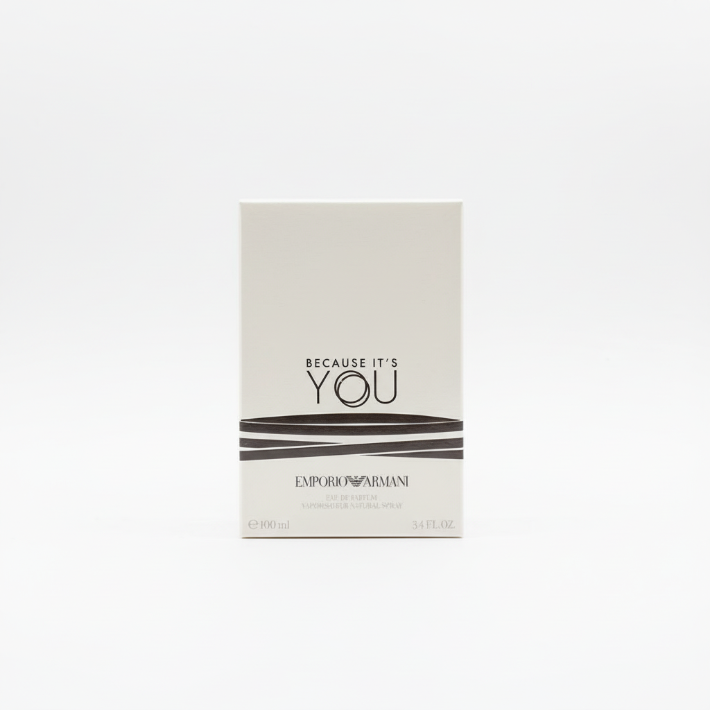 Emporio Armani Because It's You Eau de Parfum 100ml - sfondo bianco