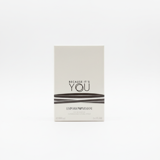 Emporio Armani Because It's You Eau de Parfum 100ml - sfondo bianco