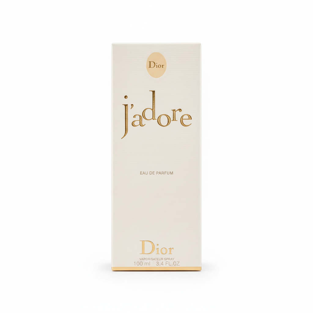 Dior J'adore Eau de Parfum 100ml - sfondo bianco