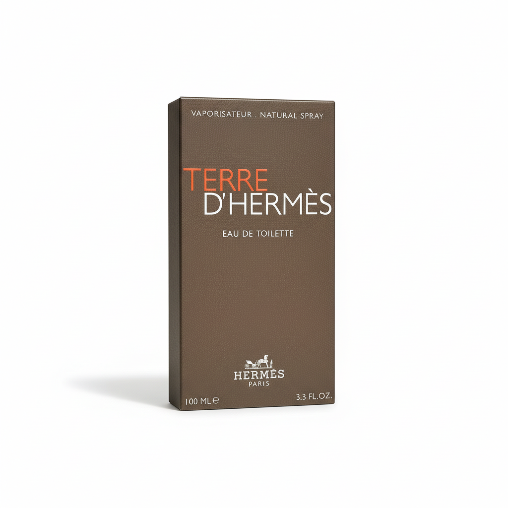 Hermès Terre d'Hermès Eau de Toilette 100ml - sfondo bianco