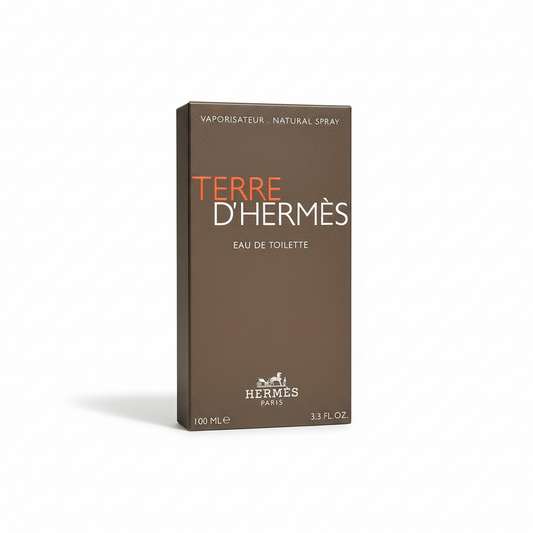 Hermès Terre d'Hermès Eau de Toilette 100ml - sfondo bianco