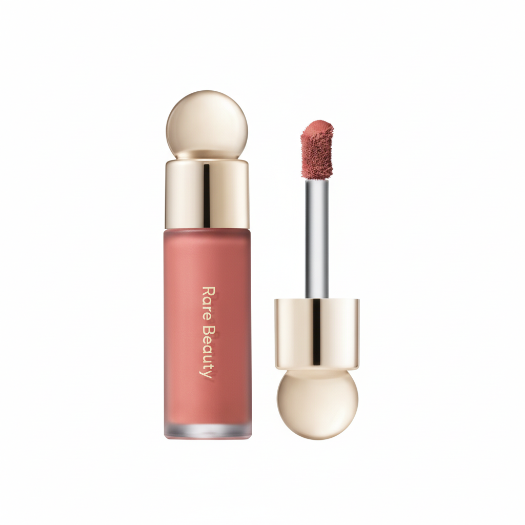 Rare Beauty Soft Pinch Blush Liquido - Rosso Corallo sfondo bianco GMC