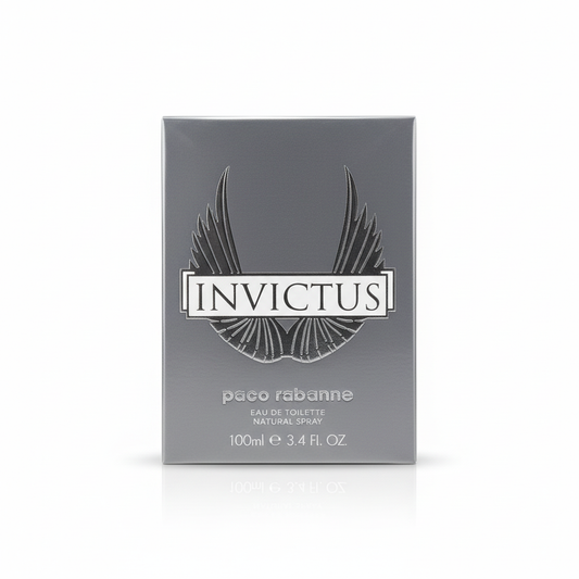 Paco Rabanne Invictus Eau de Toilette 100ml - sfondo bianco