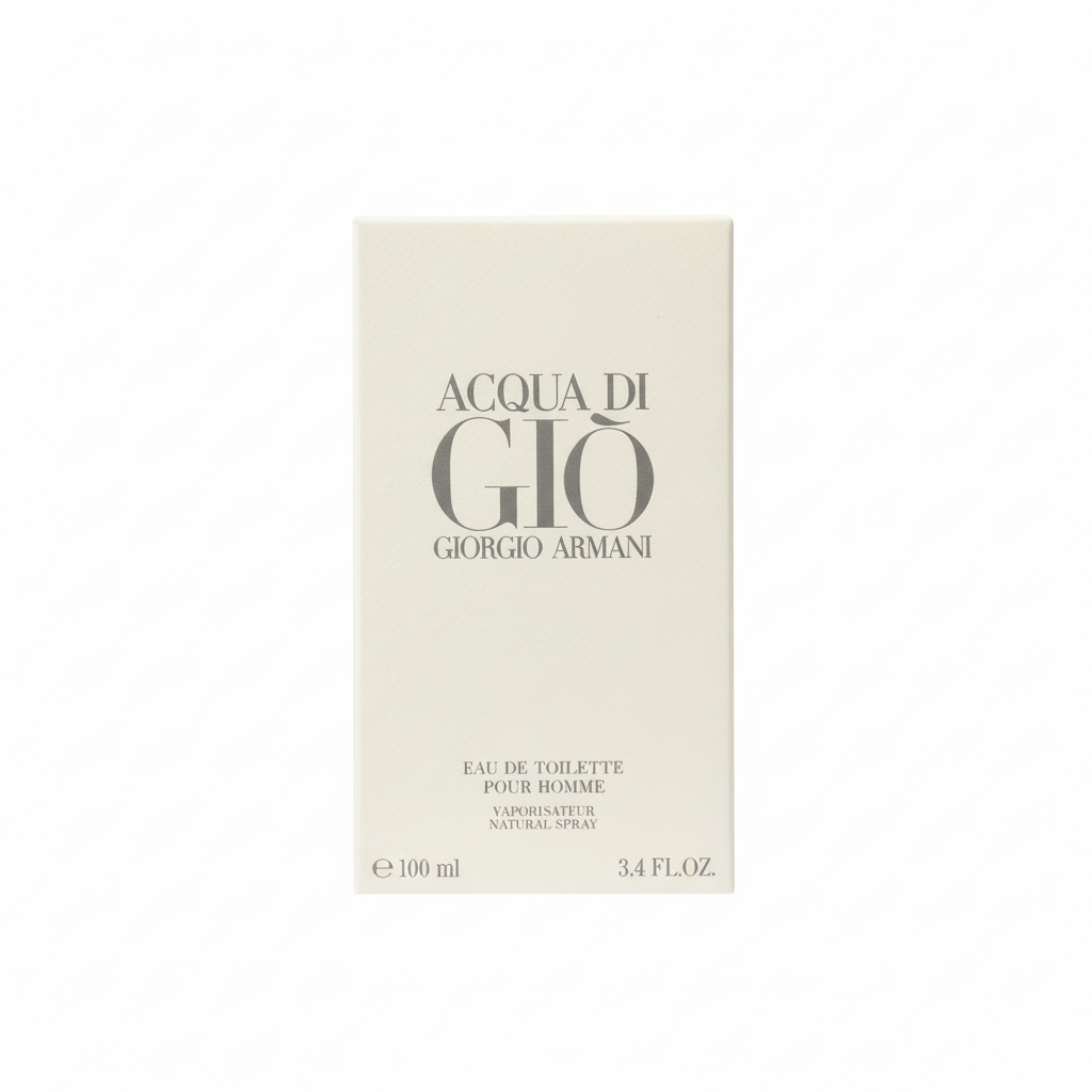 Giorgio Armani Acqua di Giò Eau de Toilette Pour Homme 100ml - sfondo bianco