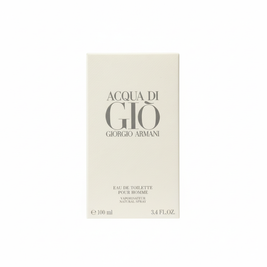 Giorgio Armani Acqua di Giò Eau de Toilette Pour Homme 100ml - sfondo bianco