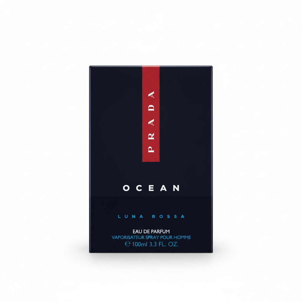 Prada Luna Rossa Ocean Eau de Parfum 100ml - sfondo bianco
