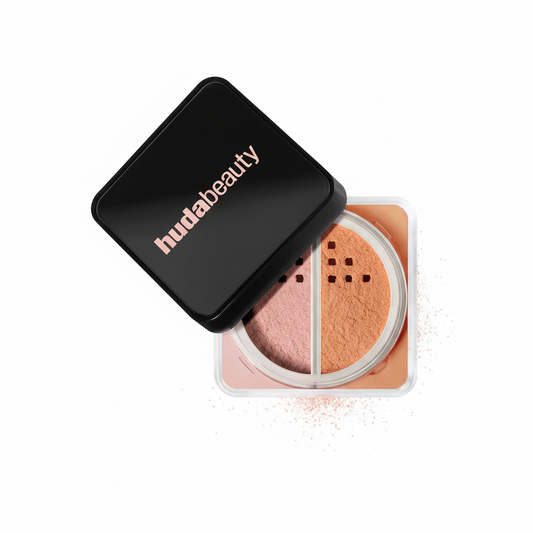 Huda Beauty Easy Bake Loose Powder Duo - Variante 1 sfondo bianco GMC