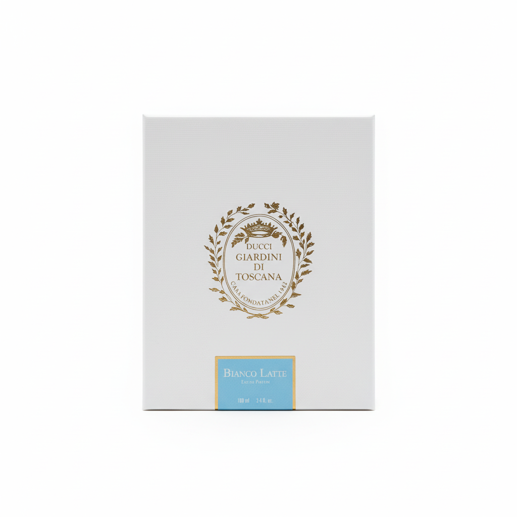 Ducci Giardini di Toscana Bianco Latte Eau de Parfum 100ml - sfondo bianco