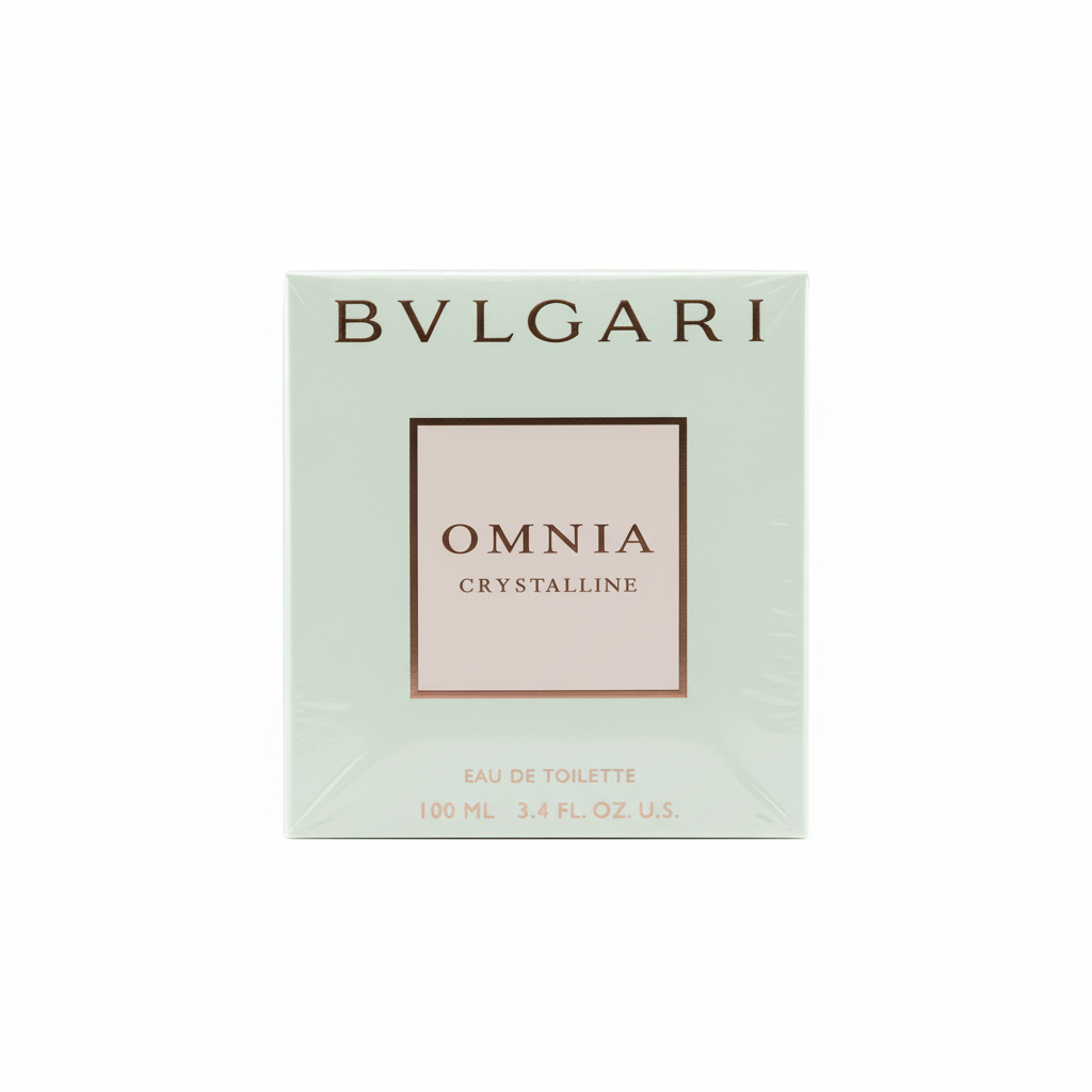 Bvlgari Omnia Crystalline Eau de Toilette 100ml - sfondo bianco